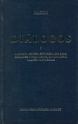 037. Diálogos. Vol. 1. Apología, Critón, Eutifrón, Lisis, Calámides, Hipias menor, Hipias mayor, Laques, Protágoras