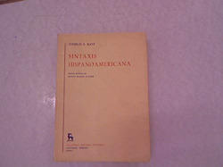 SINTAXIS HISPANOAMERICANA.