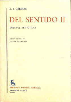 DEL SENTIDO II (ENSAYOS SEMIOTICOS).