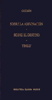 Sobre La Adivinacion Sobre Destino Timeo