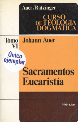 SACRAMENTOS EUCARISTIA TOMO VI