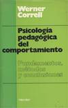 PSICOLOGIA PEDAGOGICA DEL COMPORTAMIENTO