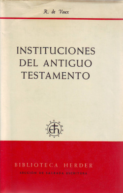 INSTITUCIONES DEL ANTIGUO TESTAMENTO