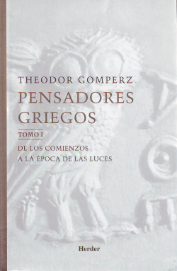 PENSADORES GRIEGOS. 3 TOMOS