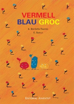 Vermell. blau i groc