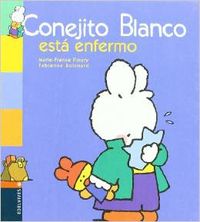 Conejito blanco estaáenfermo