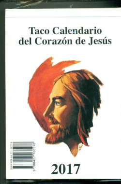 TACO PARED CON SOPORTE CALENDARIO SAGRADO CORAZÓN DE JESÚS