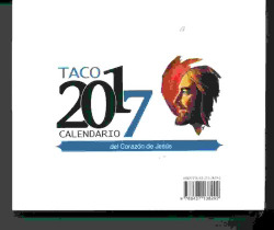 TACO MESA CON SOPORTE CALENDARIO SAGRADO CORAZÓN DE JESÚS