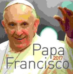 CALENDARIO 2017 PAPA FRANCISCO CON IMáN
