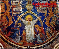 CALENDARIO PARED CON FALDILLAS SAGRADO CORAZÓN 2020