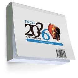 TACO 2026 CALENDARIO DEL CORAZON DE JESUS NOTAS SIN SOPORTE
