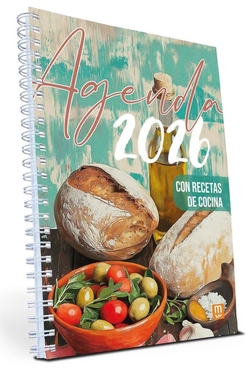 AGENDA 2026 CON RECETAS DE COCINA