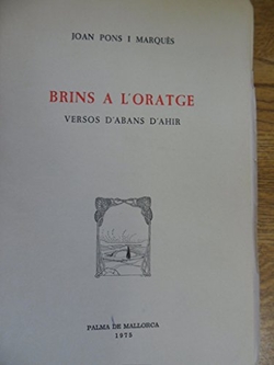 BRINS A L'ORATGE