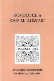 HOMENATGE A JOSEP M. LLOMPART