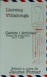 CARTES I ARTICLES DE LLORENç VILLALONGA