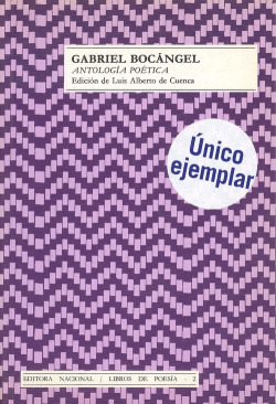 GABRIEL BOCÁNGEL:ANTOLOGÍA POETICA