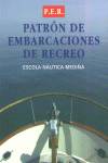 PATRÓN DE EMBARCACIONES DE RECREO