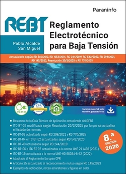 Reglamento Electrotécnico para Baja Tensión. REBT 8.ª edición 2026