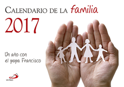 Calendario pared de la familia 2017