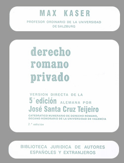 DERECHO ROMANO PRIVADO