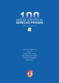 Cien Años de la Revista de Derecho Privado 1913-2013
