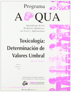 Toxicología: Determinación de valores umbral. Guia del alumno
