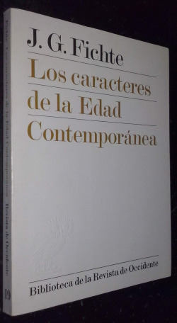 LOS CARACTERES DE LA EDAD CONTEMPORANEA
