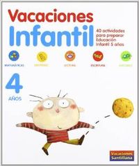 Vacaciones infantil 4 años matematicas grafismo lectura escritura entorno vacaci
