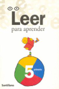 LEER PARA APRENDER 5º.LECTURAS (ENTRE AMIGOS)SANLEC