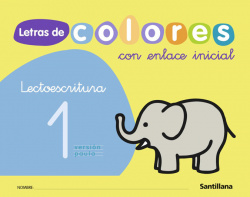 LETRAS COLORES 1.LIGADA (3 AÑOS) LECTOESCRITURA