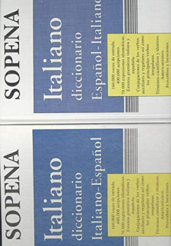 Sopena diccionario italiano español/español italiano (2 Tomos)
