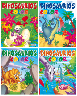 Dinosaurios color (4 Títulos)
