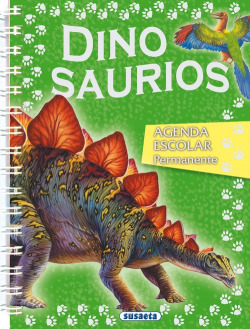 Agenda escolar permanente dinosaurios
