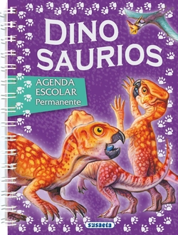 Agenda escolar permanente dinosaurios