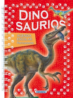 Agenda escolar permanente dinosaurios