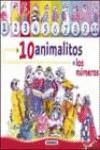 Los números. 10 animalitos