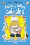 Busca y coloca animales azul