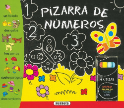 Pizarra de números (Pizarra y tizas)