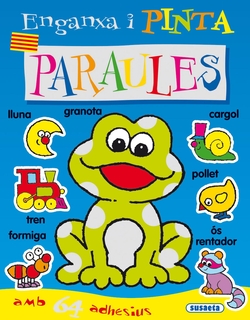 Enganxa i pinta paraules en anglès(Super pinta i enganxa)