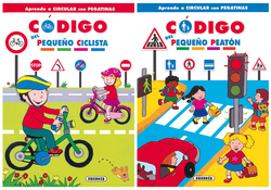 Aprende a circular con pegatinas (2 Títulos)