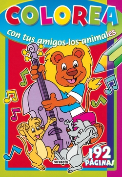 COLOREA CON TUS AMIGOS LOS ANIMALES.(REF.372)