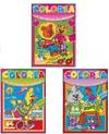 Colorea con tus amigos los animales 64 páginas (3 Títulos)