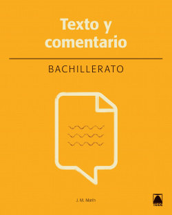LENGUA Y LITERATURA. TEXTO Y COMENTARIO 1ºBACHILLERATO 2018
