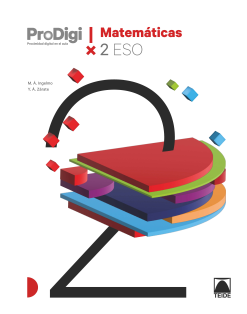 Cuaderno ProDigi. Matemáticas 2 ESO