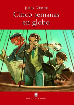 Biblioteca Teide 002 - Cinco semanas en globo -J. Verne-