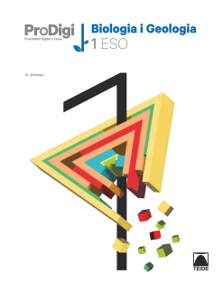 Quadern ProDigi. Biologia i Geologia 1 ESO