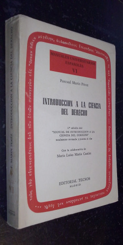INTRODUCCION A LA CIENCIA DEL DERECHO
