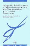 Indagación filosófica sobre el origen de nuestras ideas acerca de lo sublime y d