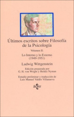 Últimos escritos sobre filosofía de la psicología