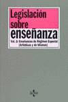LEGISLACION SOBRE ENSEñANZA(VOL.II)